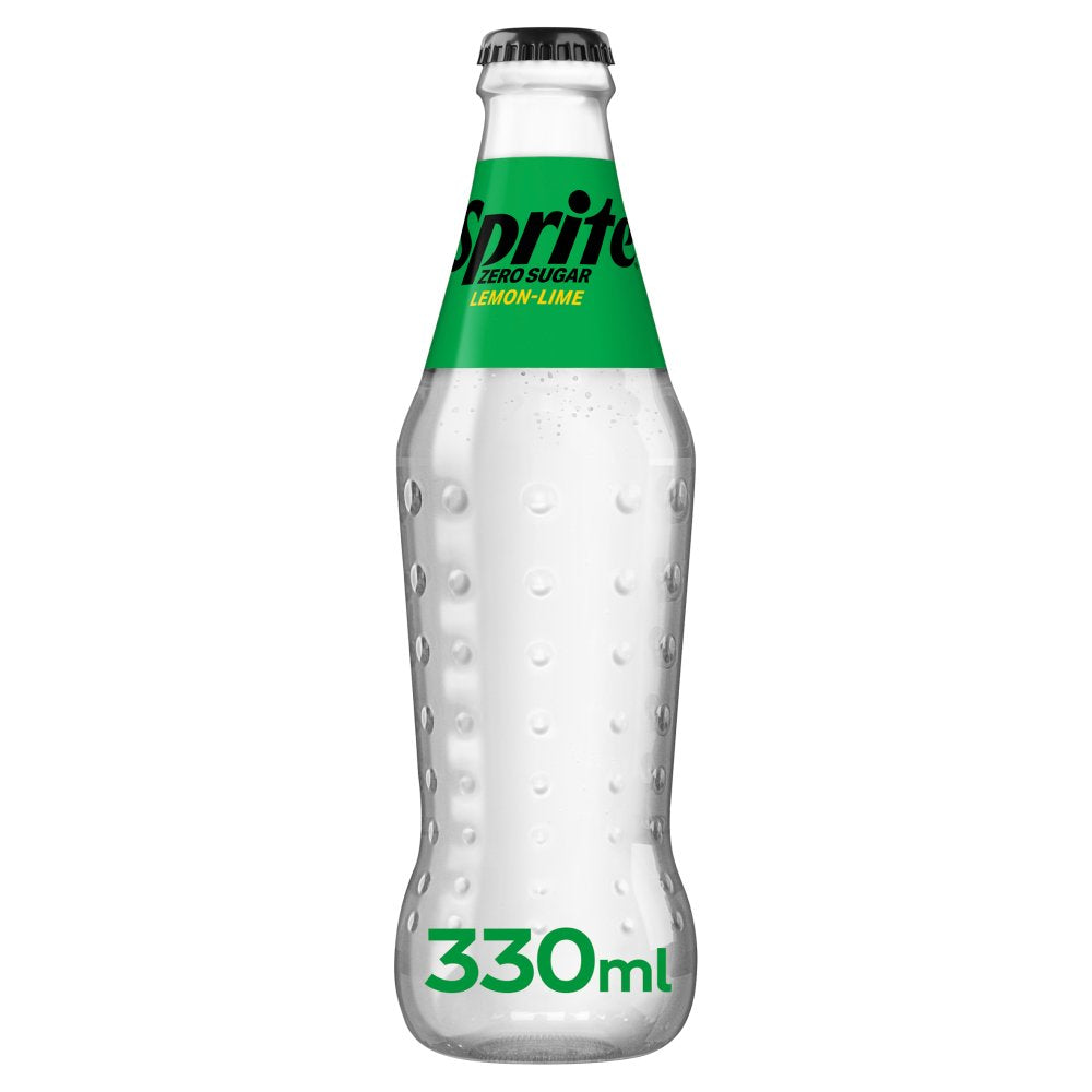 Sprite Zero Icon Glass Bottle 24 x 330ml NRB
