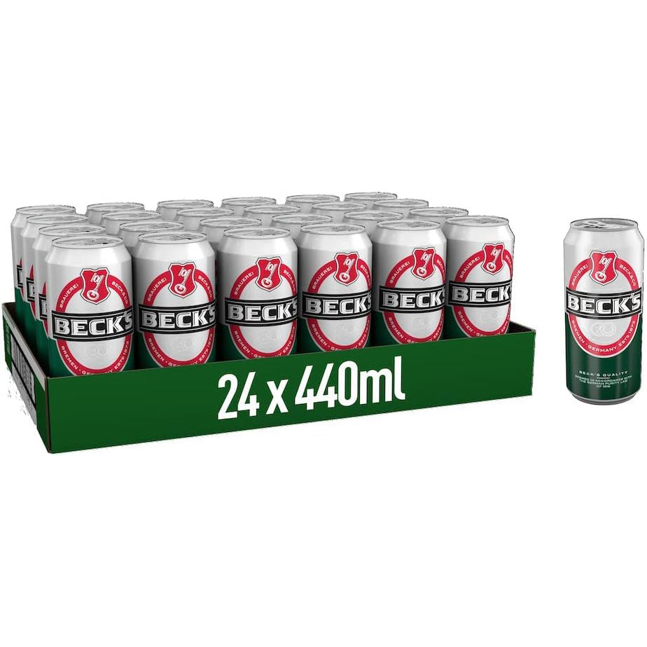Becks Regular Cans 24 x 440ml 4.0%