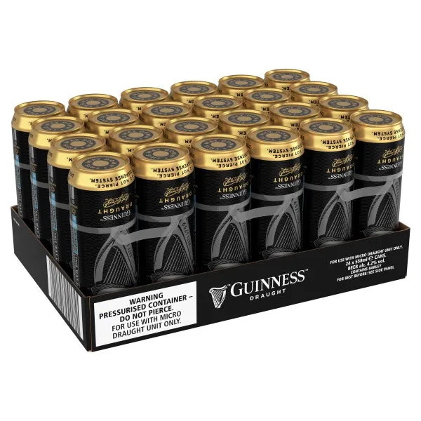 Guinness Draught Micro Draught Cans 24 x 558ml