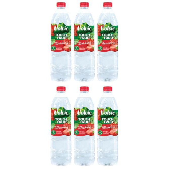 Volvic TOF Strawberry 6 x 1.5lt pet