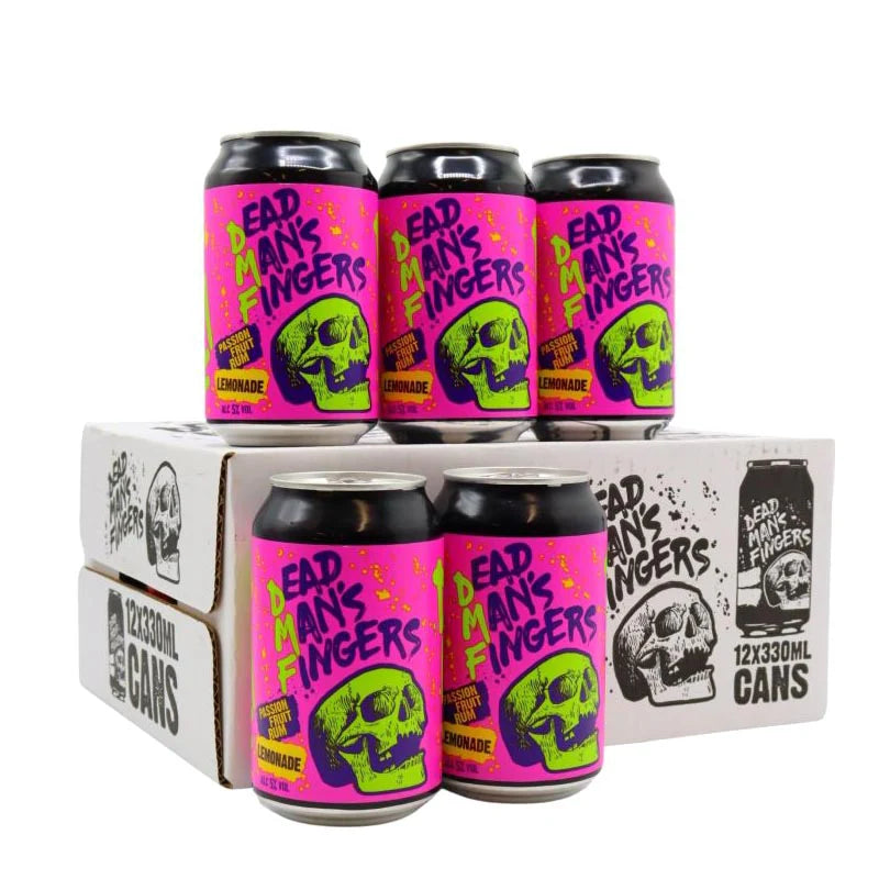 Dead Mans Fingers Passionfruit Rum with Lemonade Cans 12 x 330ml