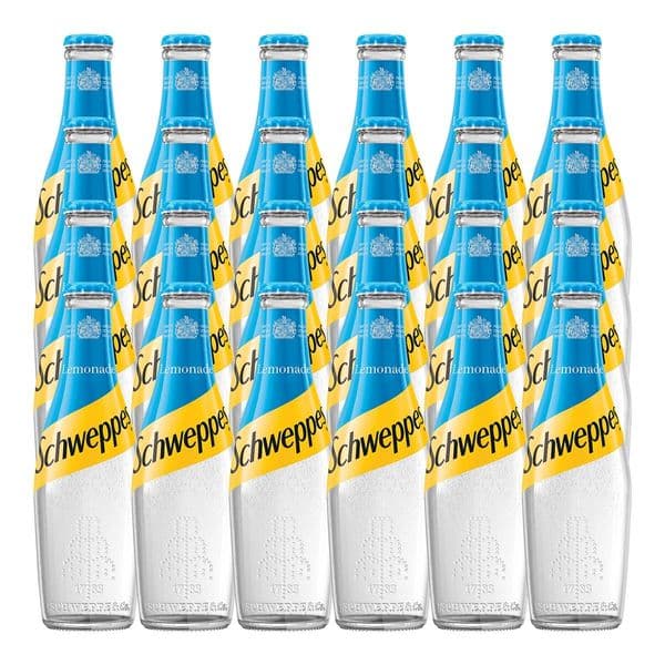 Schweppes Lemonade Glass Bottles 24 x 200ml NRB