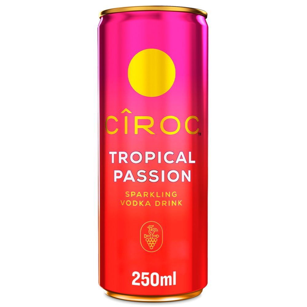 Ciroc Passion Lemonade Cans Cans 12 x 250ml