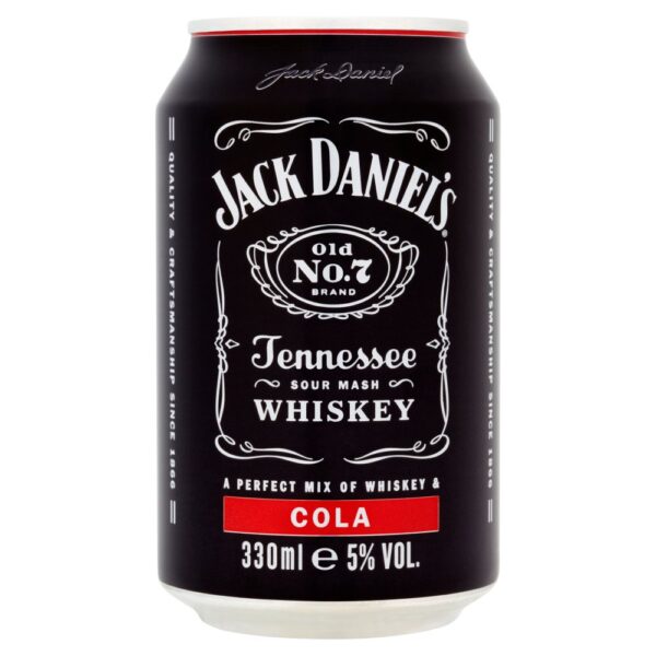 Jack Daniels & Cola Cans 12 x 330ml