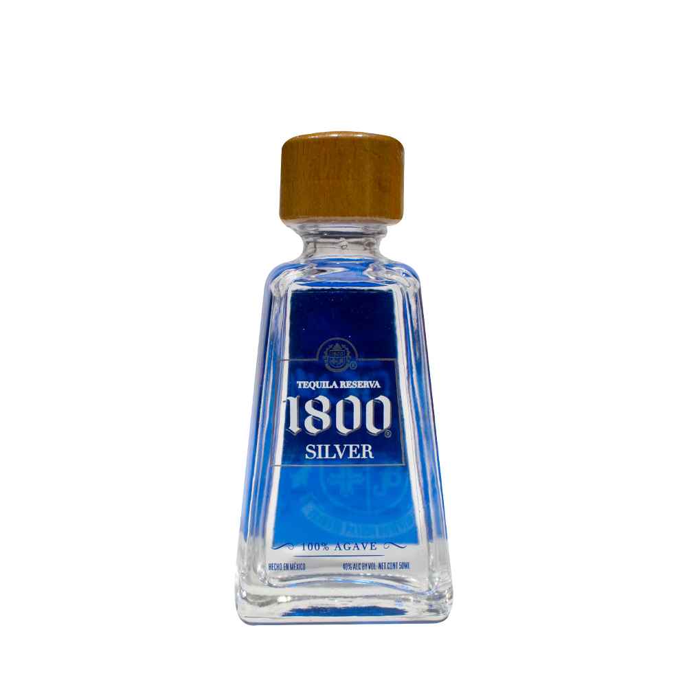 1800 Blanco Silver Tequila 5cl Miniature
