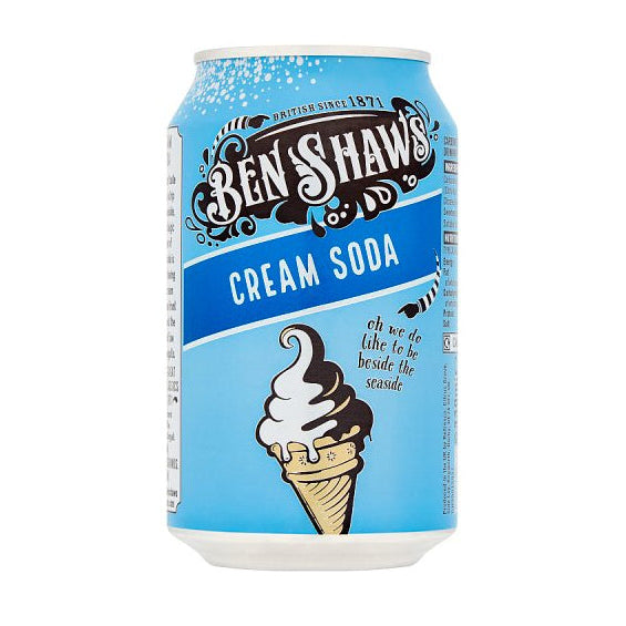 Ben Shaws Cream Soda Cans 24 x 330ml