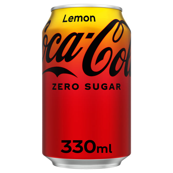 Coke Zero Lemon Cans 24 x 330ml