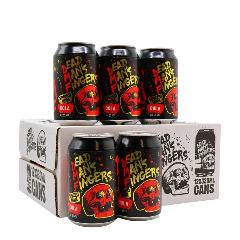 Dead Mans Fingers Spiced Rum with Cola 12 x 330ml