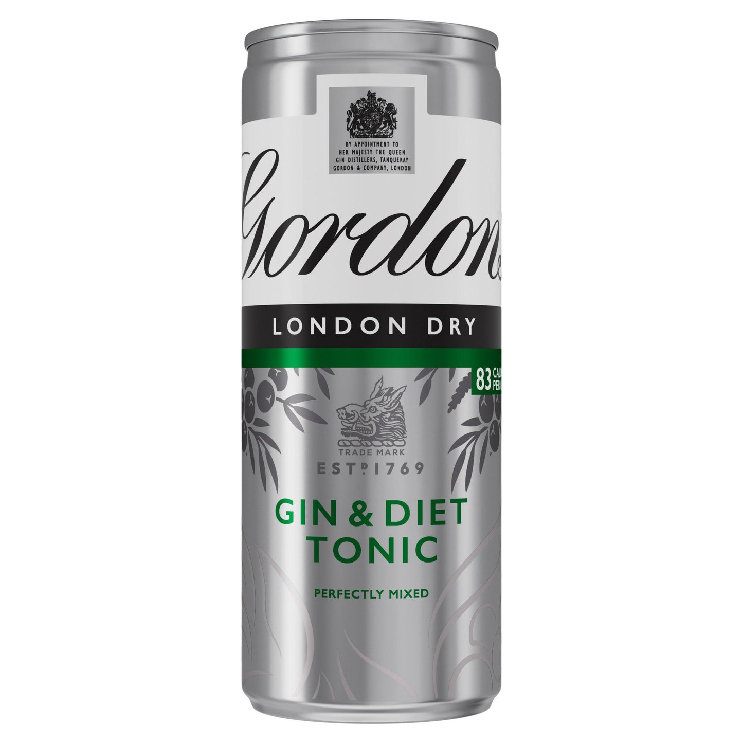 Gordons Gin Slim Tonic Cans 12 x 250ml