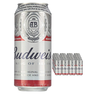 Budweiser Cans 24 x 440ml 4.5%