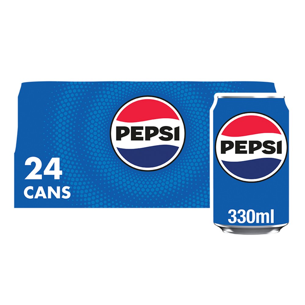 Pepsi Reg Cans GB 24 x 330ml