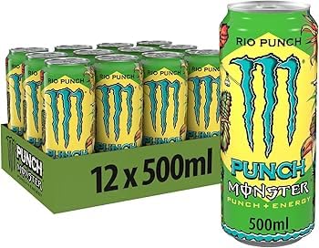 Monster Rio Punch Energy Drink 12x 500ml