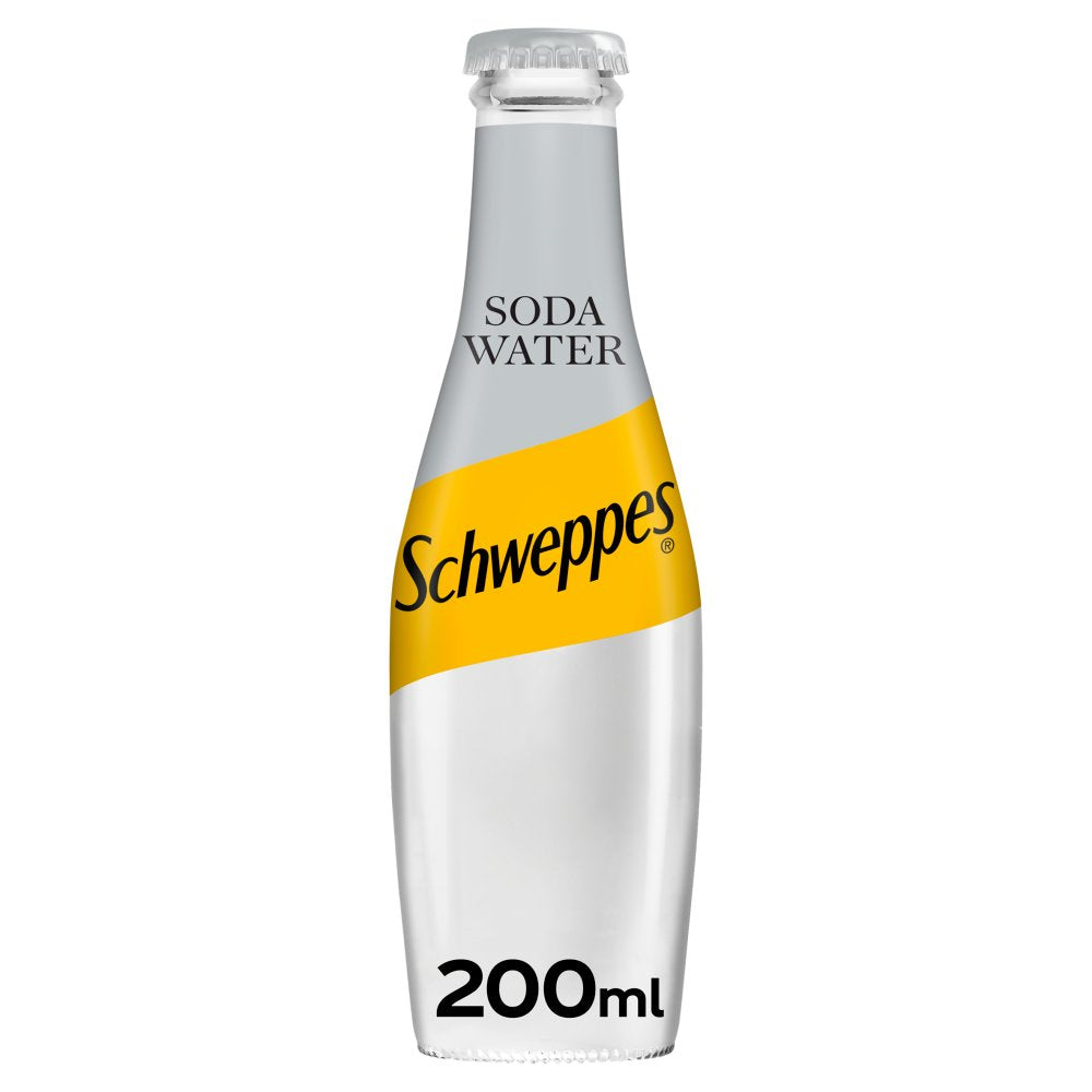 Schweppes Soda Water 24 x 200ml NRB