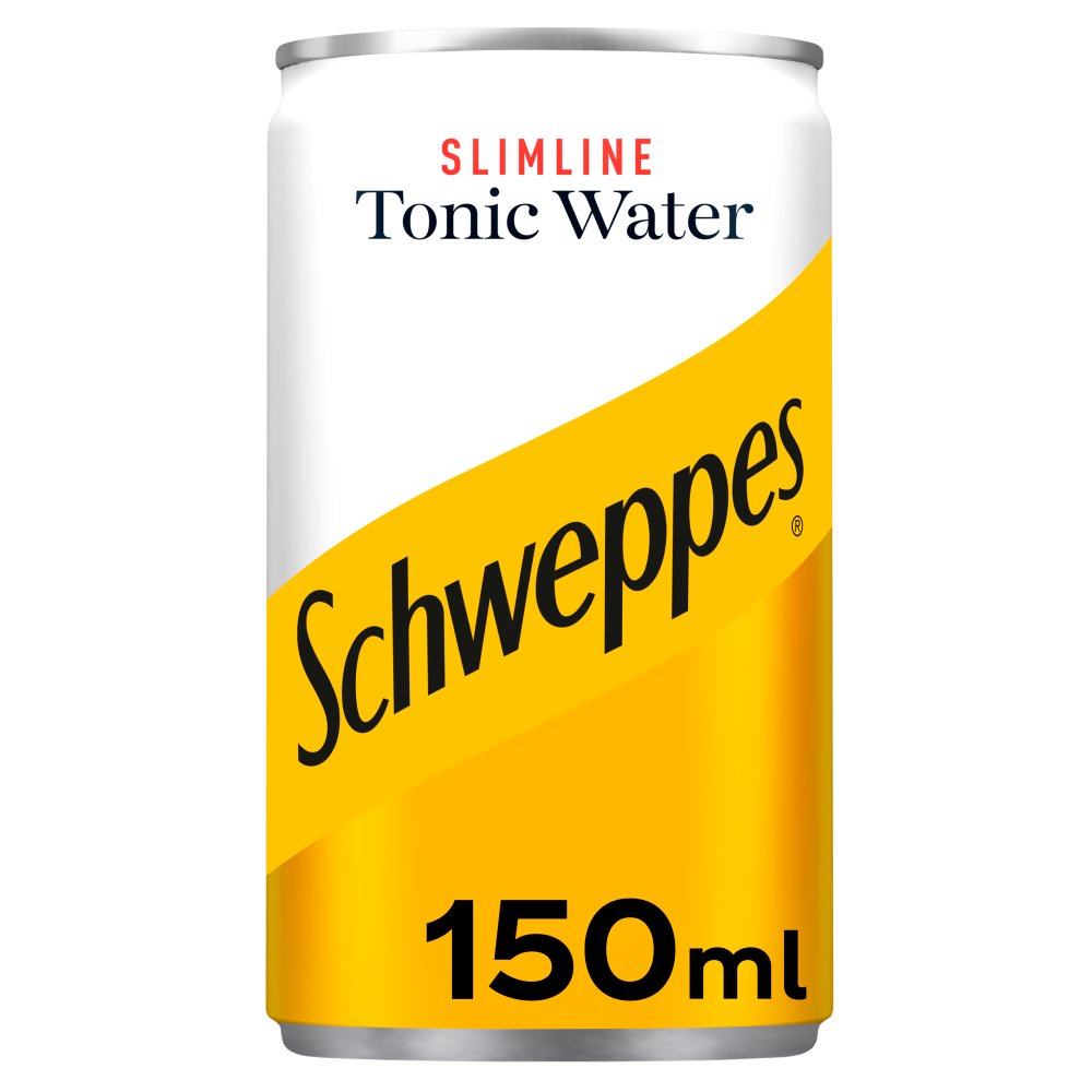Schweppes Slimline Tonic Cans 24 x 150ml
