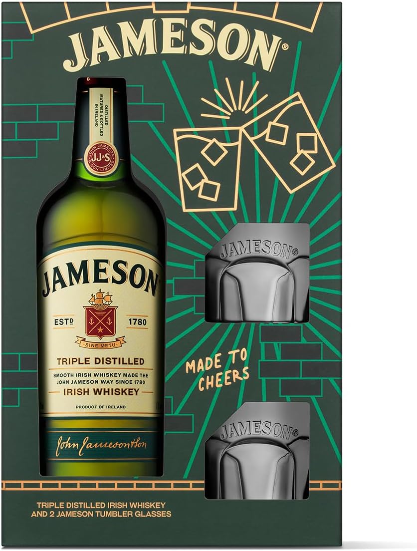 Jameson Original Irish Whiskey 70cl Gift Pack
