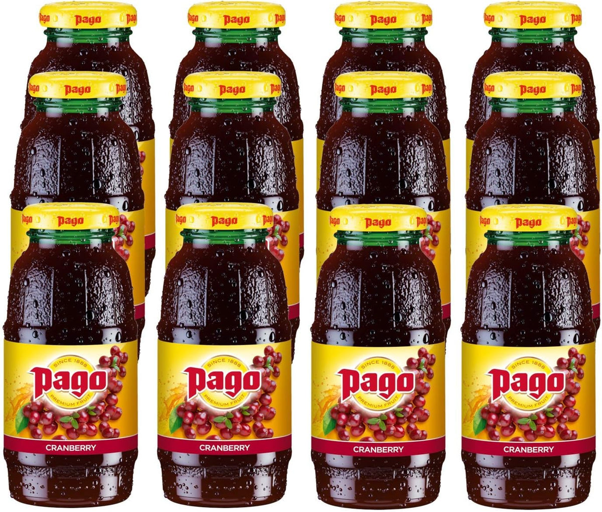 Pago Cranberry Juice 12x 200ml