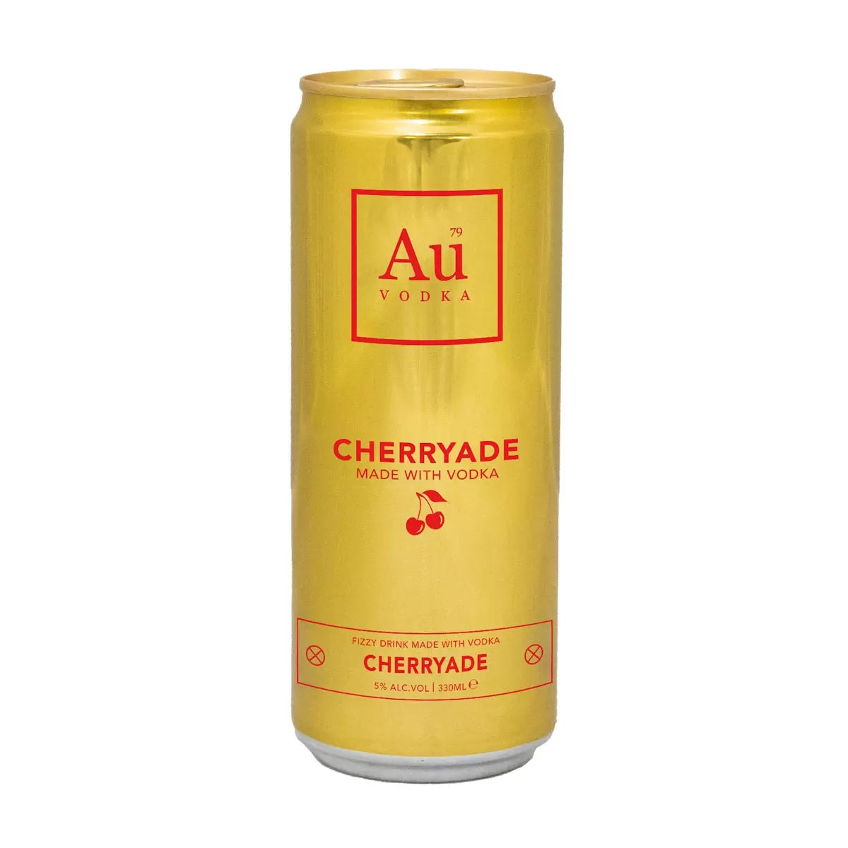 AU Vodka Cherryade RTD Cans 12 x 330ml