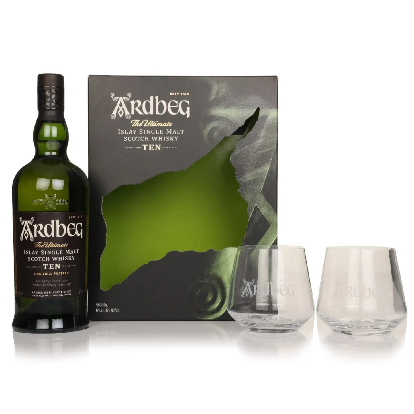 Ardbeg 10 Years Whisky 70cl Gift Box