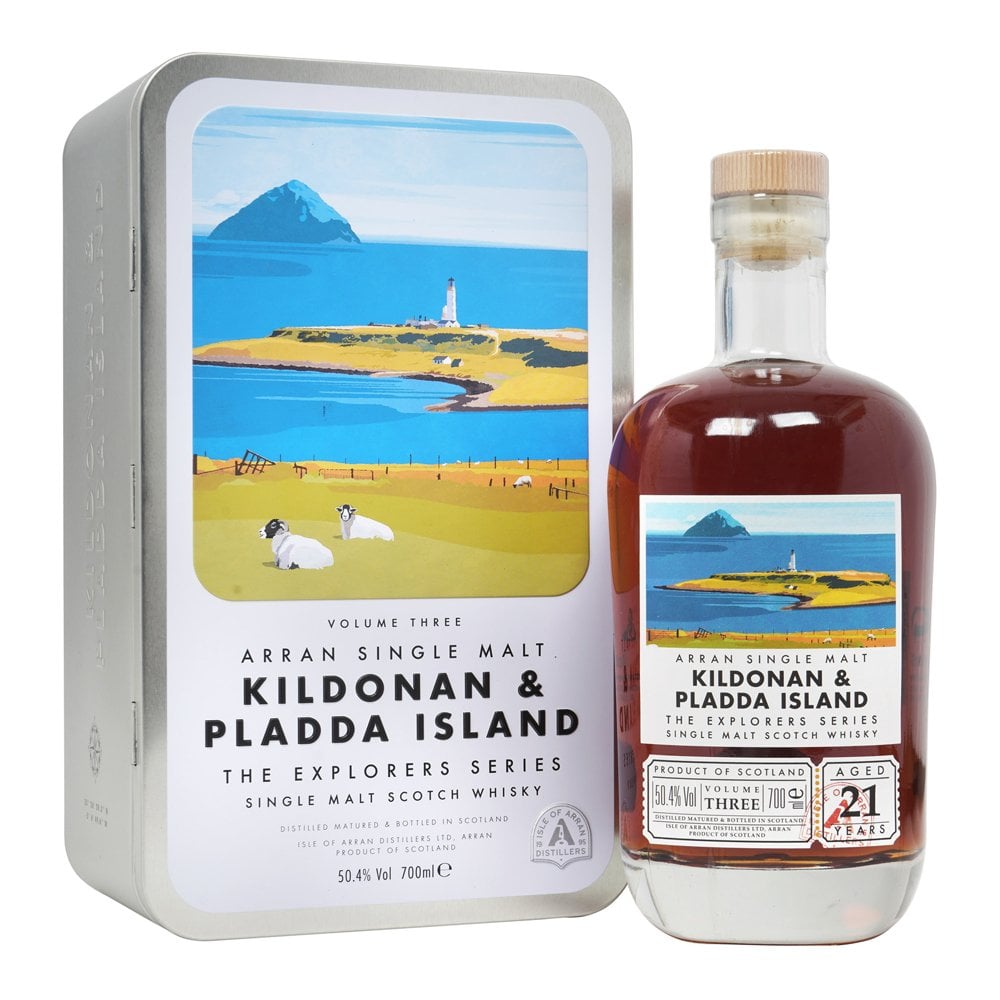 Arran Kildonan & Pladda Island 21 Year Whisky 70cl