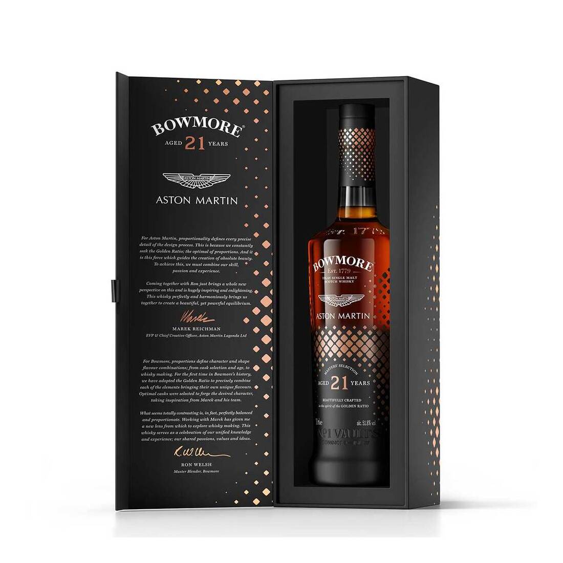 Bowmore 21 Year Aston Martin Master's Selection Whisky 70cl