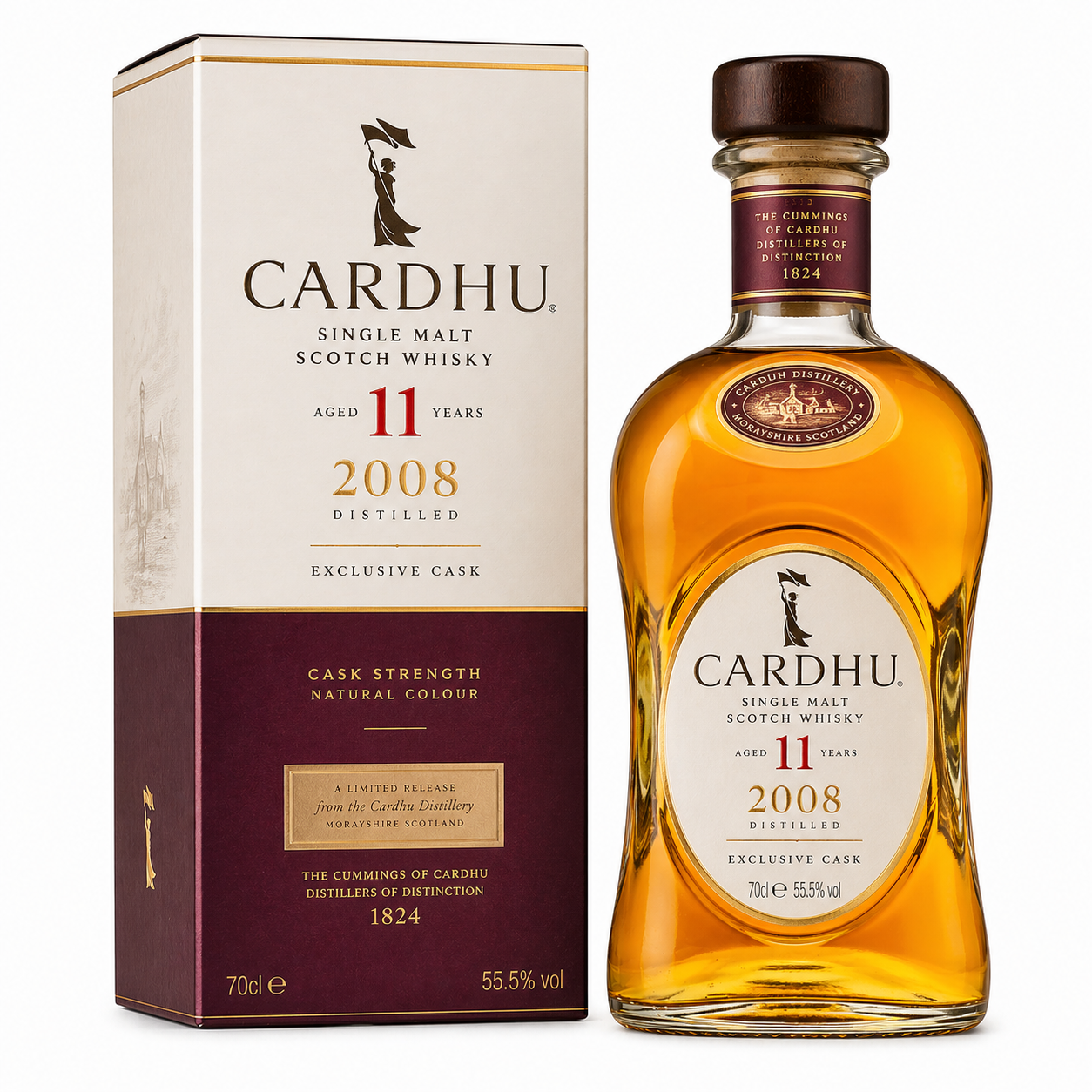 Cardhu 11 Year Old Single Malt Scotch Whisky 2008 70cl