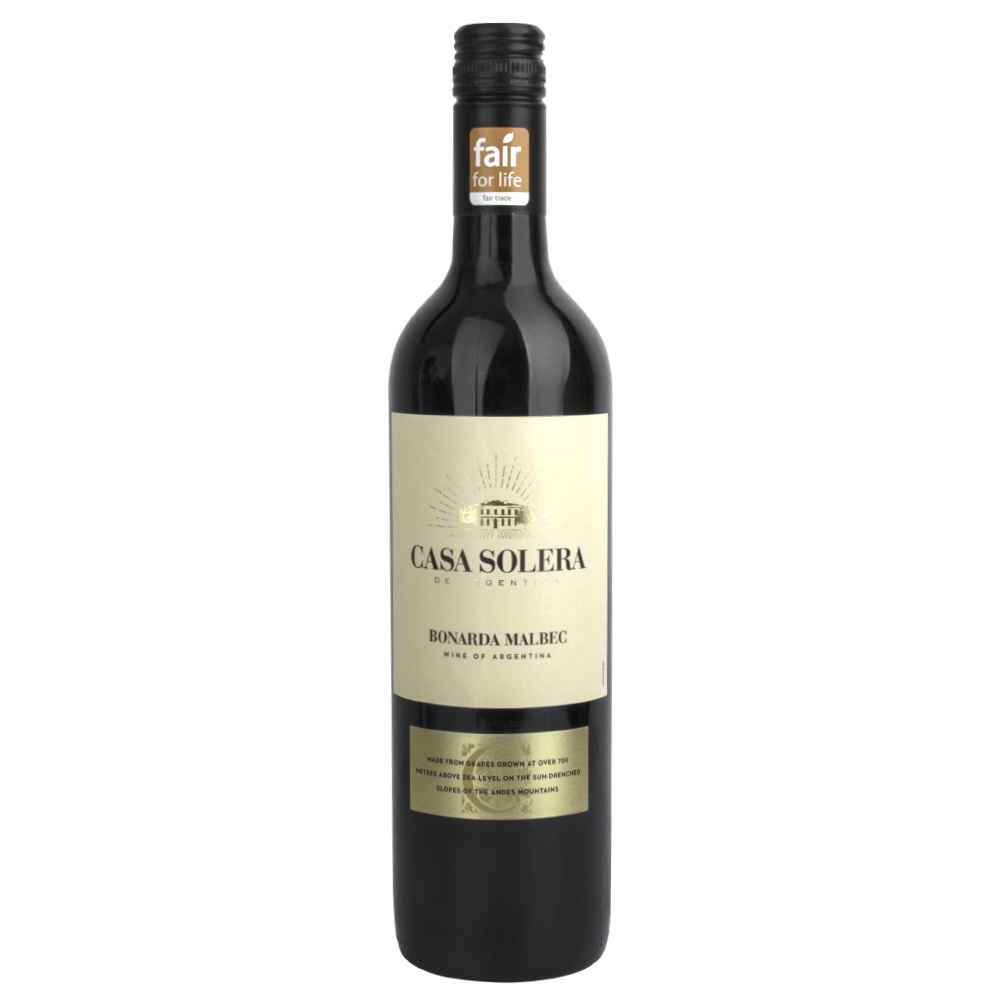 Casa Solera De Argentina Bonarda Malbec Red Wine 75cl