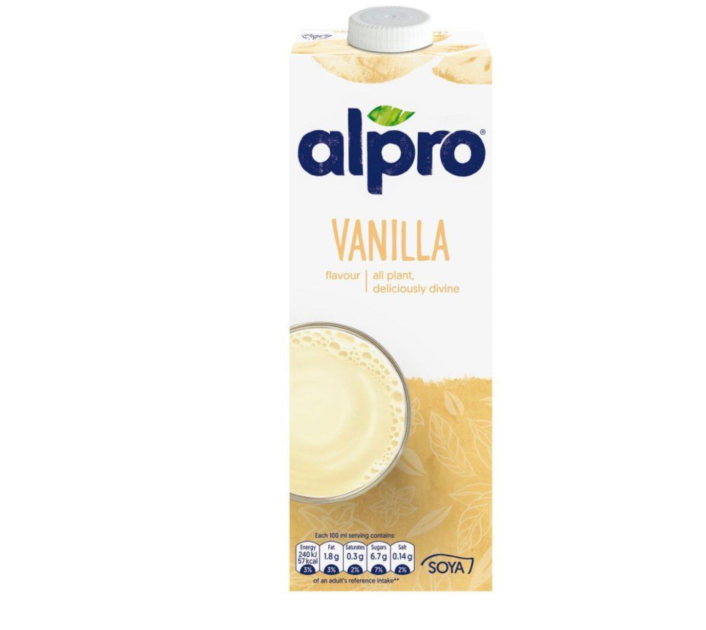 Alpro - Soya Vanilla 8 x 1lt