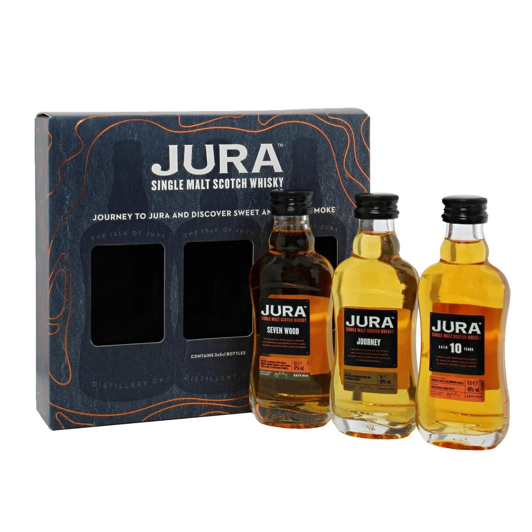 Isle of Jura Collection of Whiskies 3x 5cl Miniature Gift Pack