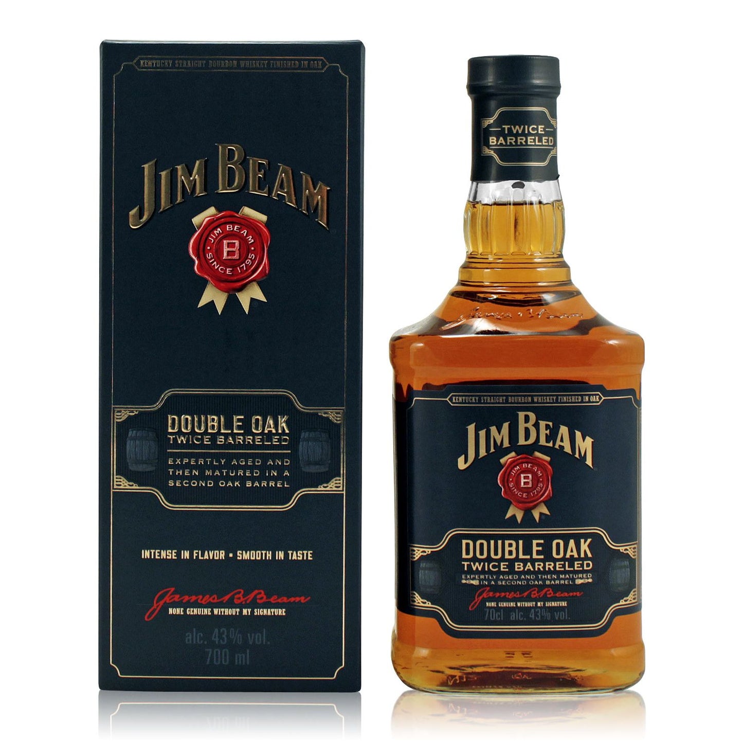 Jim Beam Double Oak Bourbon 70cl