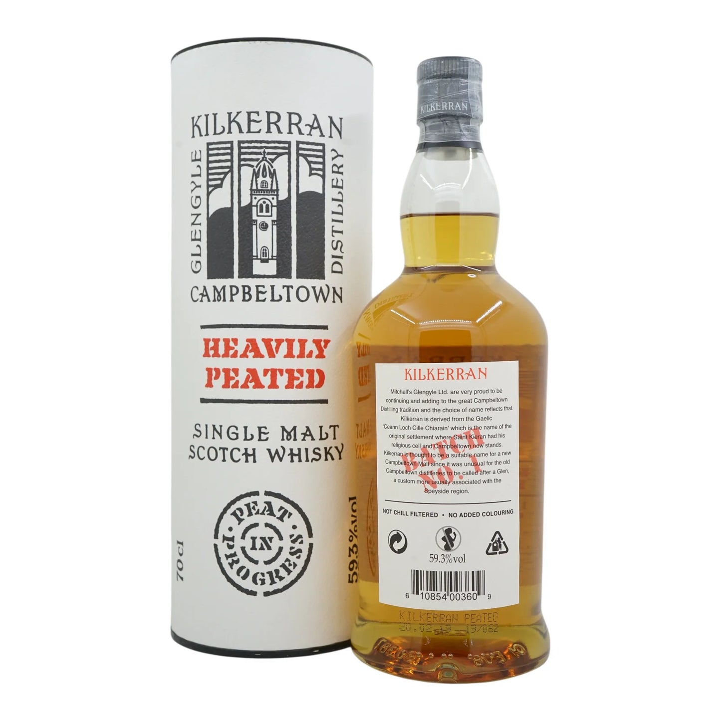 Kilkerran Heavily Peated Batch No. 1 Whisky 70cl
