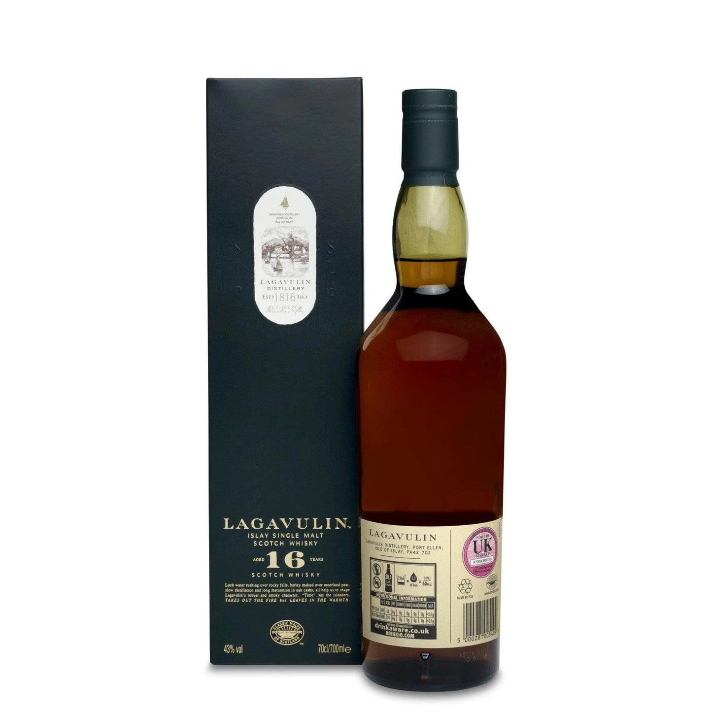Lagavulin 16 Year Whisky 70cl