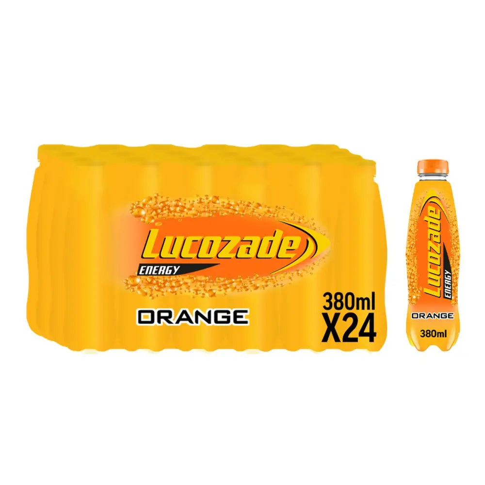 Lucozade Orange Energy Drink 24x 380ml