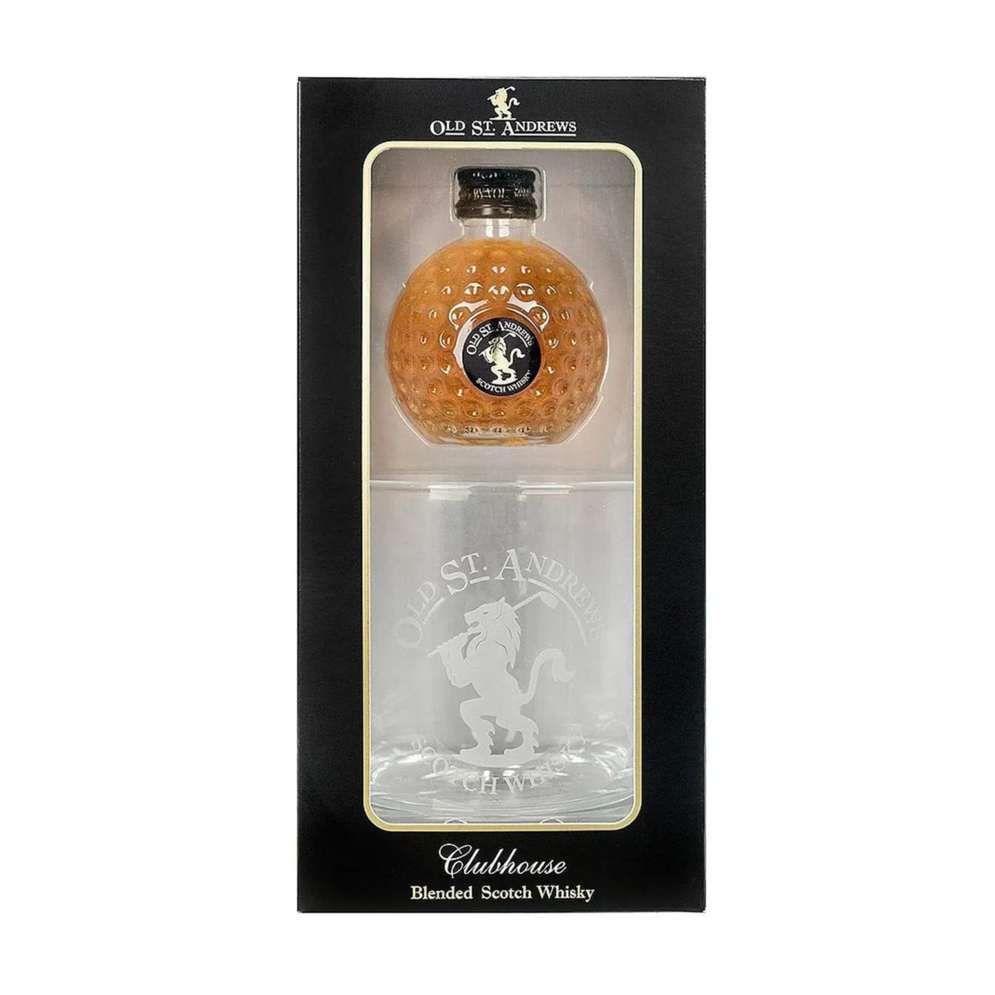 Old St Andrews Clubhouse Premium Golf Ball Whisky 5cl & Glass Tumblepack