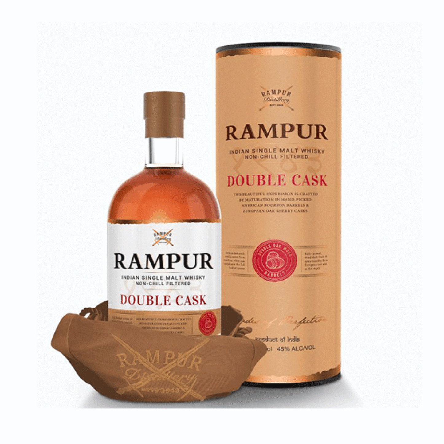 Rampur Double Cask Whisky 70cl