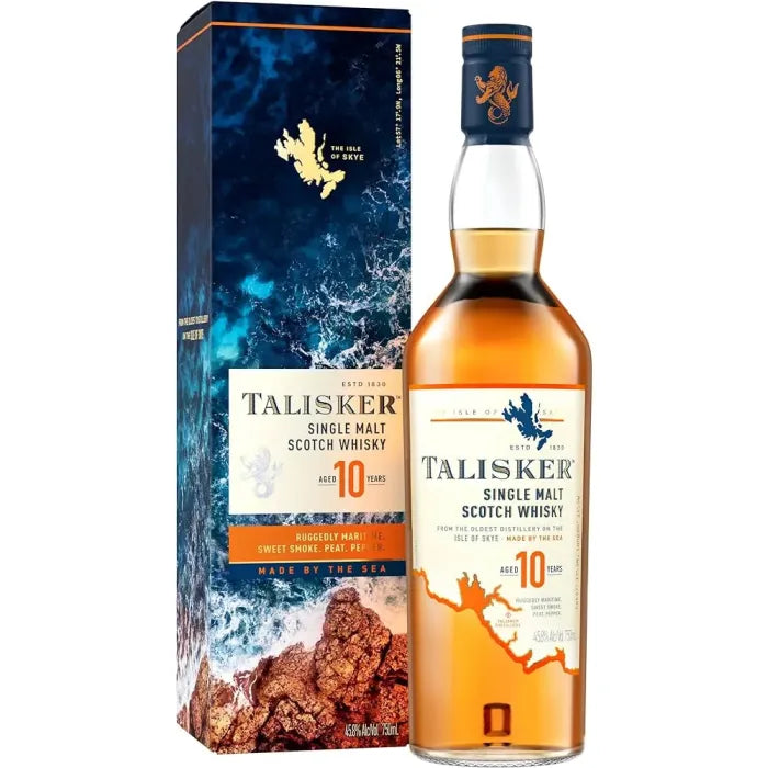 Talisker 10 Year Whisky 70cl