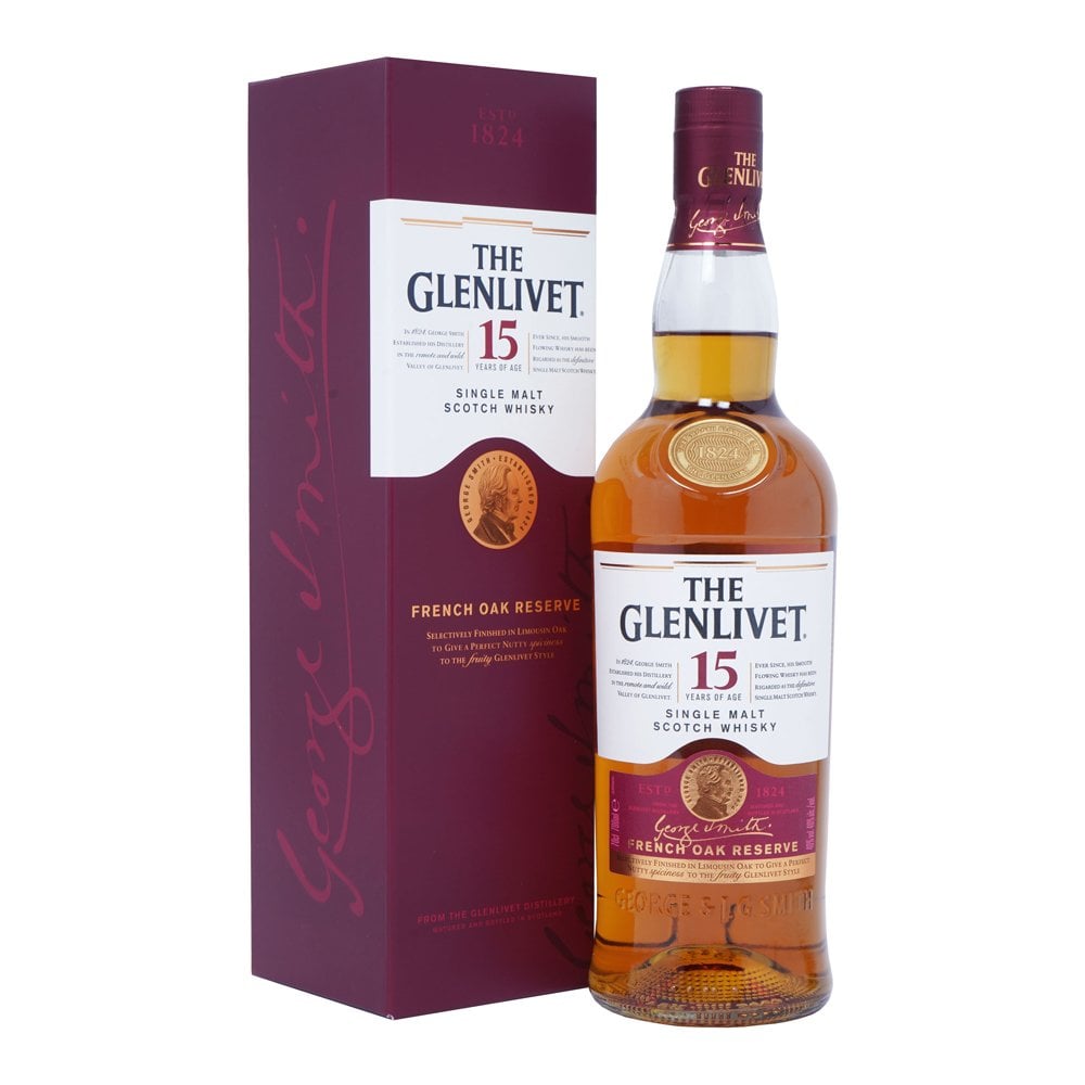 The Glenlivet 15 French Oak Whisky 70cl