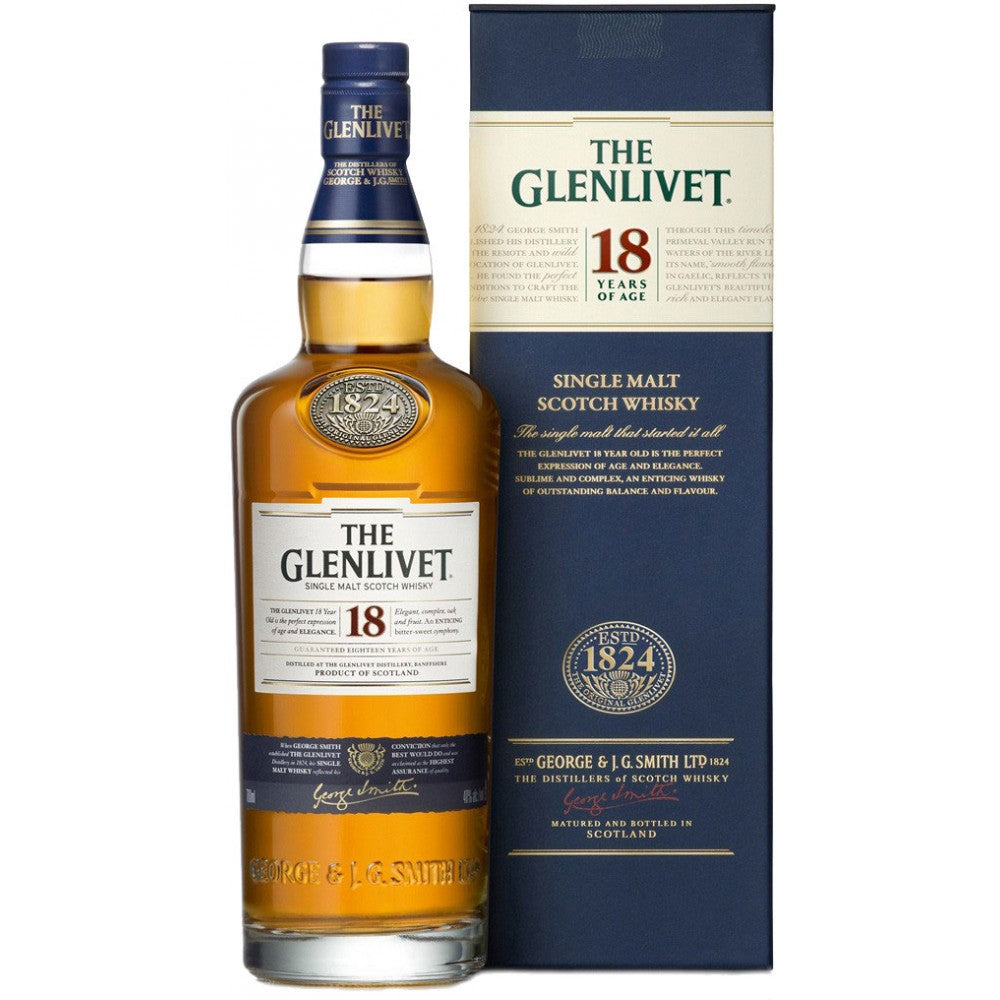 The Glenlivet 18 Year Whisky 70cl