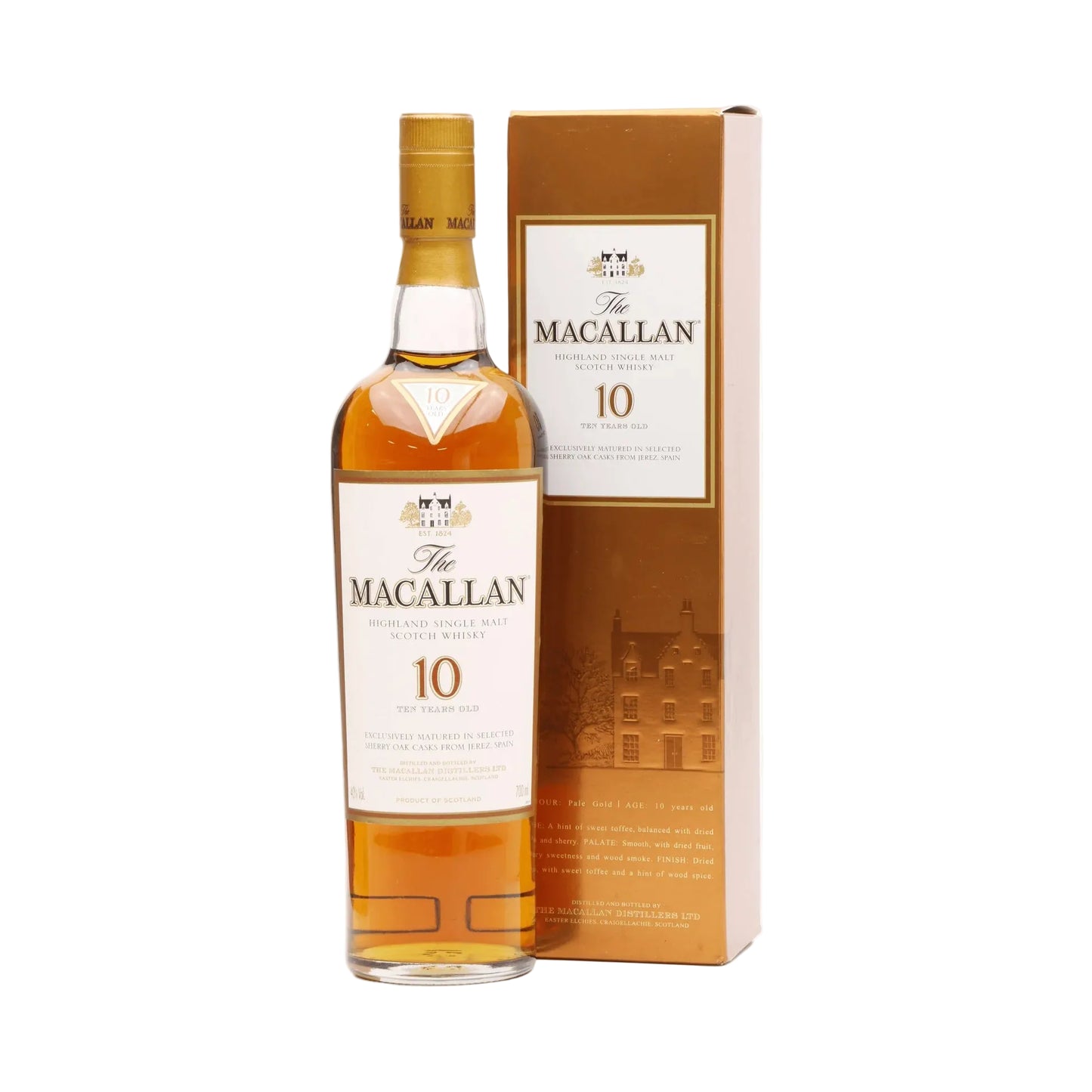 The Macallan 10 Year Sherry Oak Whisky 70cl
