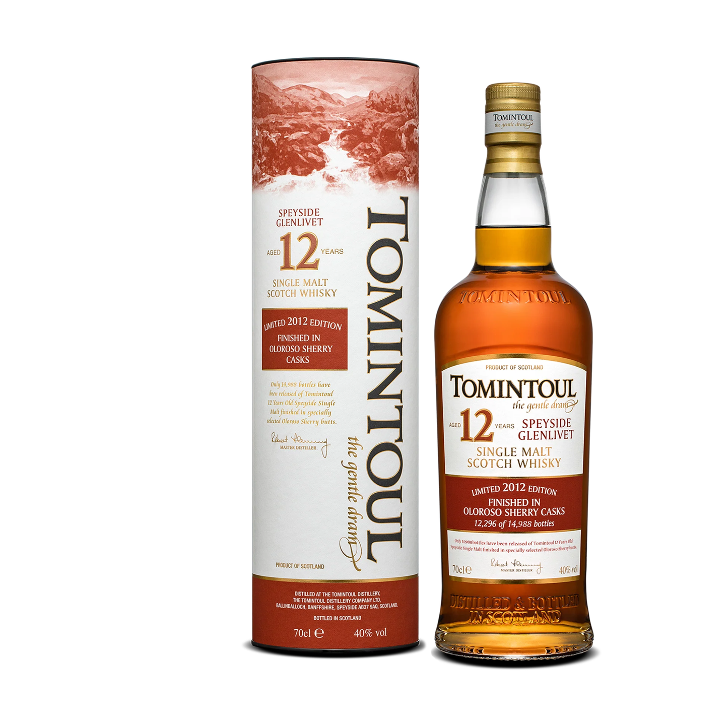 Tomintoul 12 Year Old Sherry Cask Finish Whisky 70cl