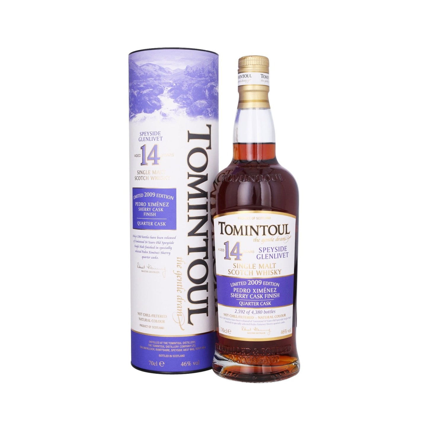 Tomintoul 14 Year PX Quarter Cask Whisky 70cl
