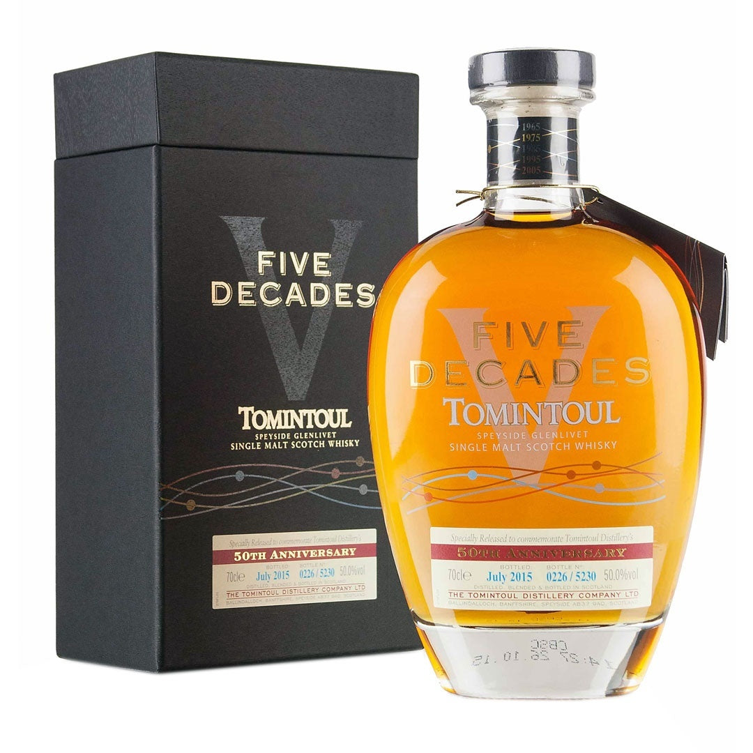 Tomintoul Five Decades Whisky 70cl