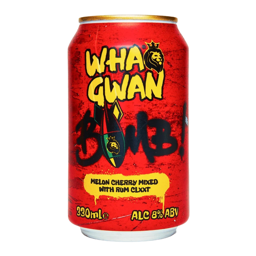 Wha Gwan Bomb 8% RTD Cans 12 x 330ml