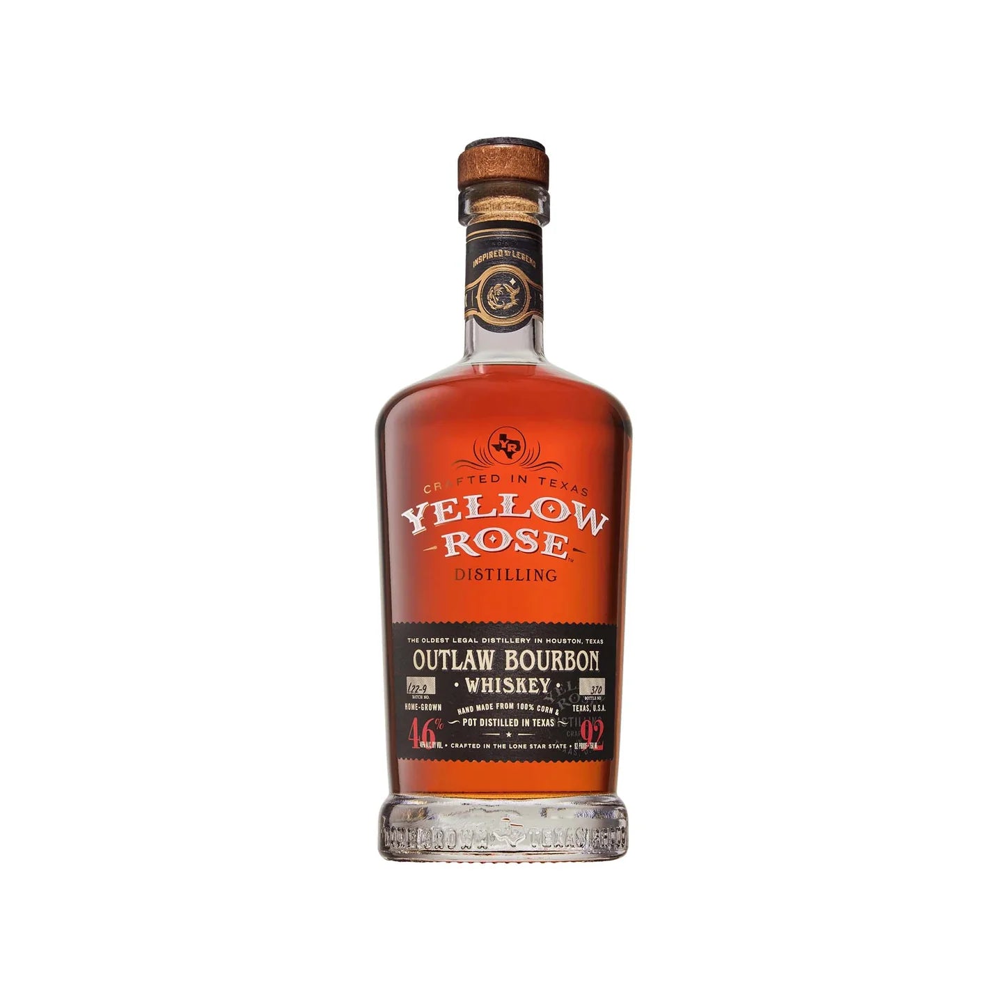 Yellow Rose Outlaw Bourbon Whiskey 70cl