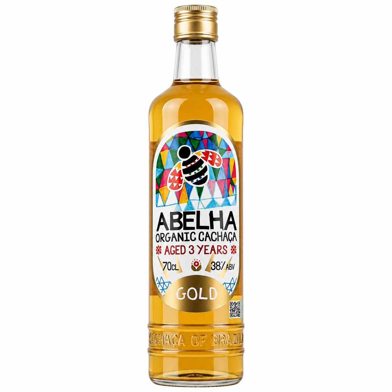Abelha Organic 3 Year Gold Cachaca 70cl