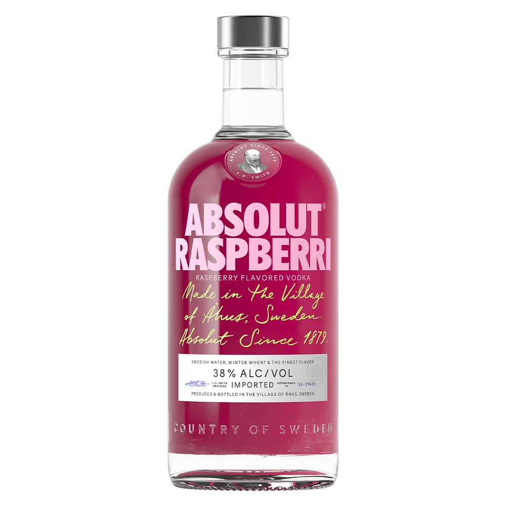 Absolut Raspberri Raspberry Vodka 1Ltr