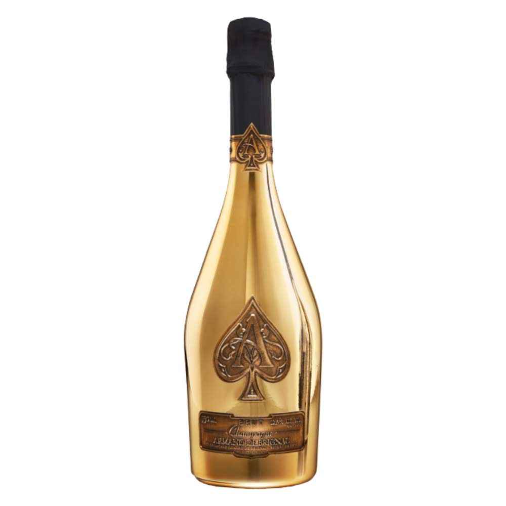 Armand de Brignac Ace of Spades Brut Gold Champagne 75cl Velvet Bag