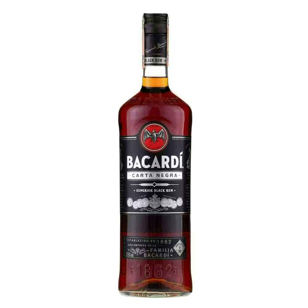 Bacardi Carta Negra Black Rum 1Ltr