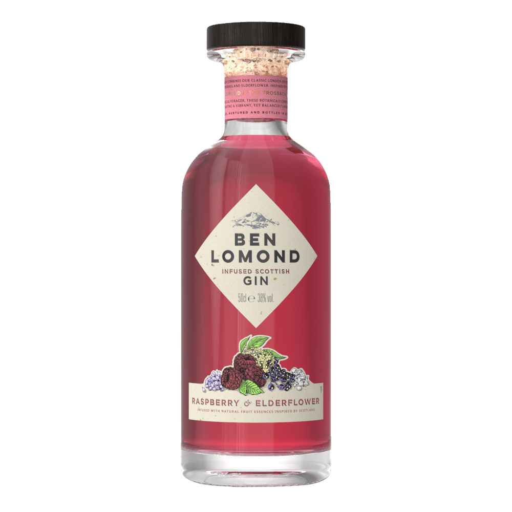 Ben Lomond Raspberry & Elderflower Gin 50cl