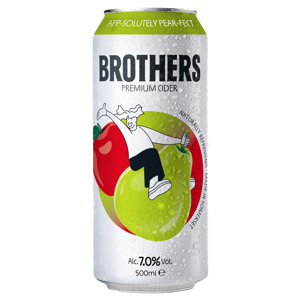 Brothers App-Solutely Pear-Fect Premium Cider 10x 500ml Cans
