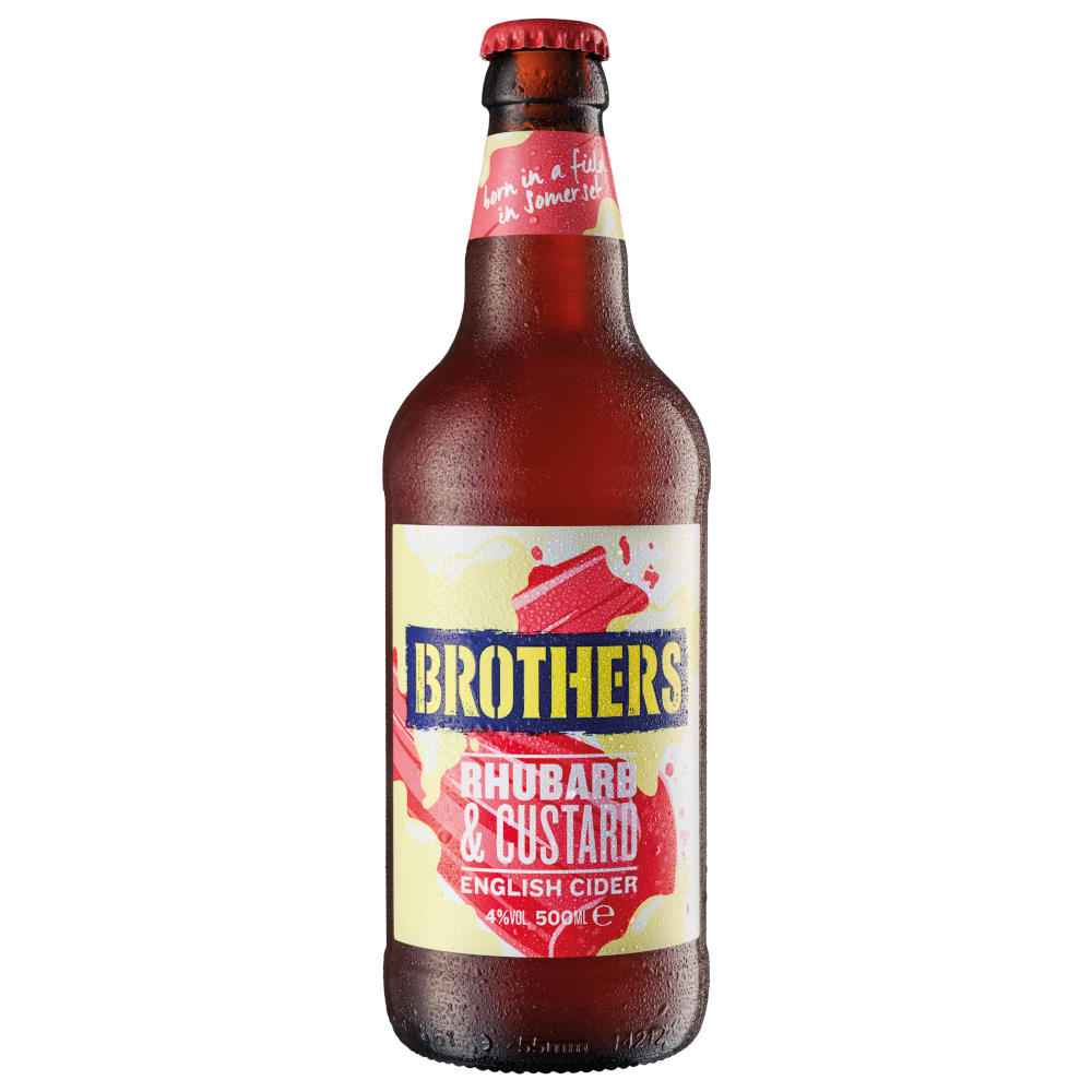 Brothers Rhubarb & Custard Cider 500ml